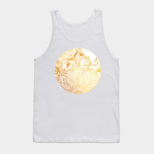 Mandala GoldenBrush Tank Top